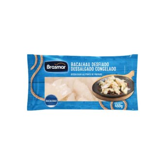 Bacalhau Desfiado Brasmar Congelado Dessalgado 450g