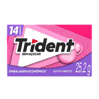 Chicle Trident Tutti Frutti 25.2g 