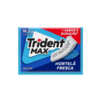 Chiclete Trident Hortela Fresca 16.5g