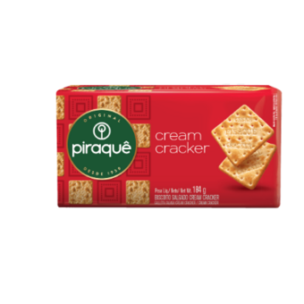 Biscoito Cream Cracker Piraque 184g