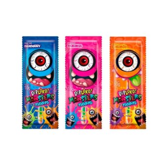 Pirulito Diploko Neon Olho 10g 