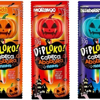 Pirulito Diploko Neon Cabeca Abob 10g 