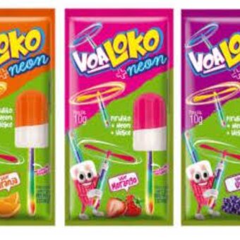 Pirulito Diploko Voa Loko Neon 10g
