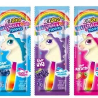 Pirulito Diploko Neon Unicornio 10g