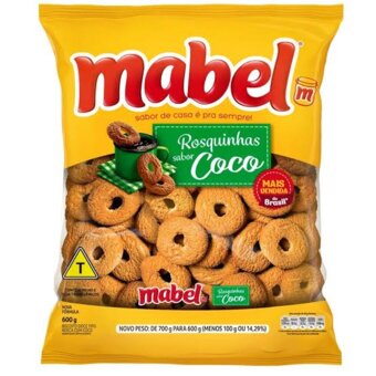 Biscoito Rosquinha Mabel Coco 600g