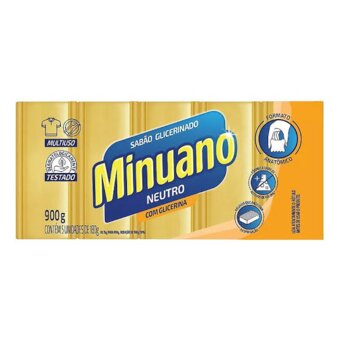 Sabão Em Barra Minuano Glicerinado 900g