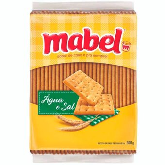 Biscoito Mabel Agua Sal 300g