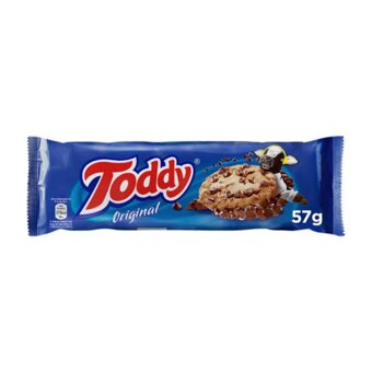 Biscoito Cookie Toddy Gotas Chocolate 57g