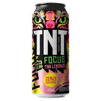 Bebida Energetica Tnt Focus Lata Zero Pink Lemonade 473ml
