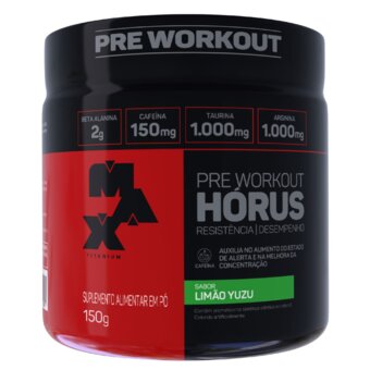 Suplemento Alimentar Max Titan Horus Pote Limao Yuzu 150g 