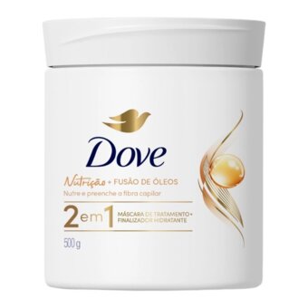 Creme Mascara Tratamento 2em1 Dove Nutricao 500g