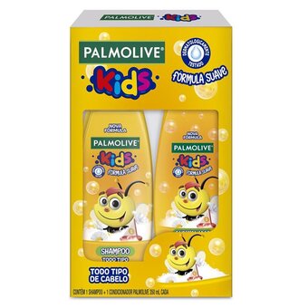 Shampoo+condicionador Palmolive Nat Kids Todo Tipo Cabelo 350ml.