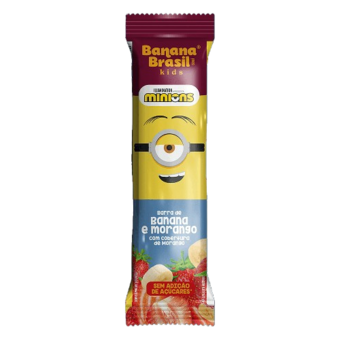 Barra Fruta Kids Banana Brasil Morango 22g