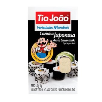 Arroz Tio Joao Variedades Mundiais Jap Japonesa 1kg