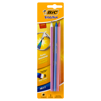 Lapis Bic Evolution Pijama 3un 
