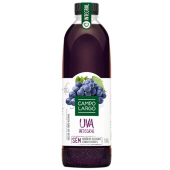 Suco Campo Largo Integral Uva Pet 1,350Ml