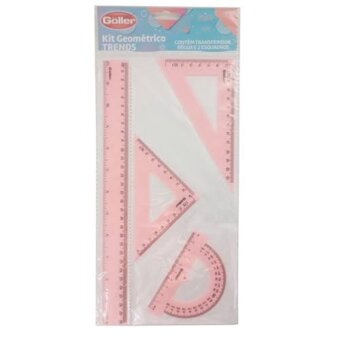 Conjunto Regua Geom Goller 4un
