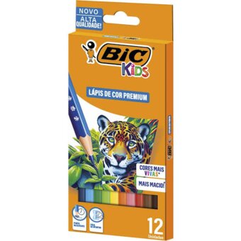 Lapis Cor Bic Kids 12un