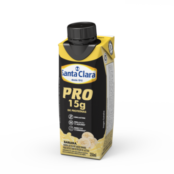 Bebida Lacta Santa Clara Whey Banana 250ml