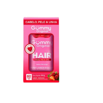 Suplemento Alimentar Gummy Hair Morango 180g
