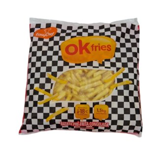 Batata Pre Frita Ok Fries Congelada 1.5kg