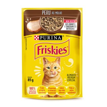 Racao Gato Friskies Sache Peru Ao Molho  85g