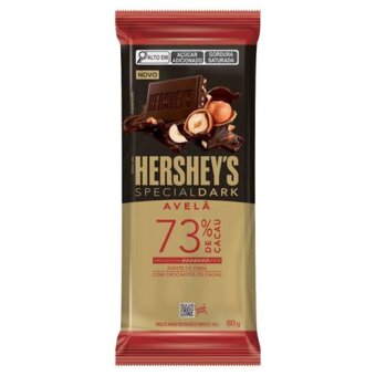Chocolate Hershey 73% Cacau Avela 85g 