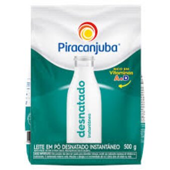 Leite po Piracanjuba Sache Desnatado 500g 