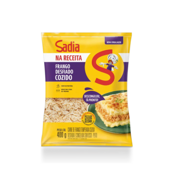 Peito Frango Sadia Cozido Desfiado Pacote 400g