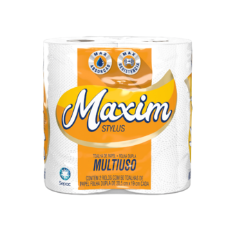 Papel Toalha Maxim Stylus 50f 2un
