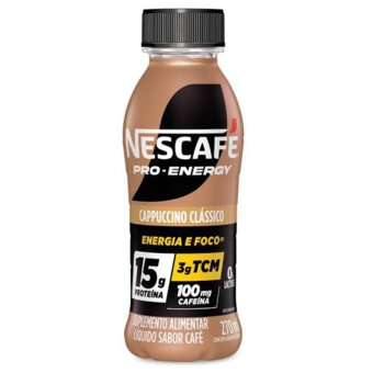 Suplemento Alimentar Nescafe Cappuccino/classico 270ml 