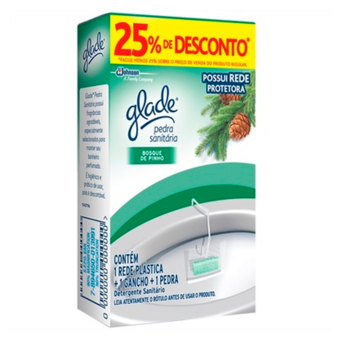 Pedra Sanitária Glade Sany Pinho 25g 25% Desconto