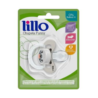 Chupeta Lillo Funny Ortodontico Silicone N.2 Dog