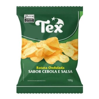 Batata Frita Tex Ondulada Cebola/Salsa 100g