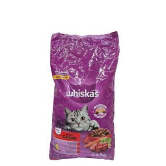 Racao Gato Whiskas Adulto Carne 2.7kg