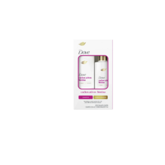 Shampoo Dove 350ml+ Condicionador 175ml Cachos Ativos + Biotina
