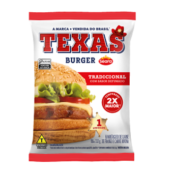 Hambúrguer Seara Texas Burguer Misto 112g