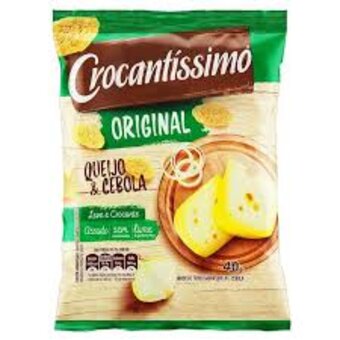 Salgadinho Crocantissimo Queijo/Cebola 40g