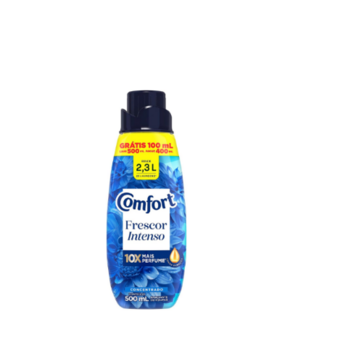 Amaciante Comfort Concentrado Frescor Intenso Leve 500ml Pague 400ml