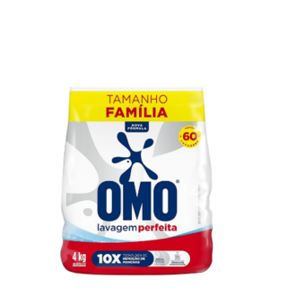 LAVA ROUPA PO OMO SACHE 4KG LAVAG PERFEITA