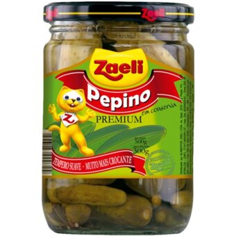 Pepino Em Conserva Zaeli 300G