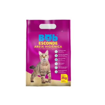 AREIA HIG BOB ESCONDE 2KG GATOS