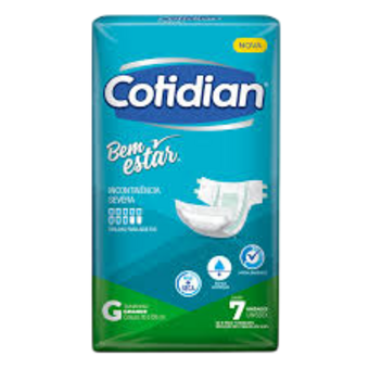 FRALDA ADUL COTIDIAN BEM ESTAR 7UN G