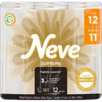 PAPEL HIG NEVE SUPREME FT 20M L12P11