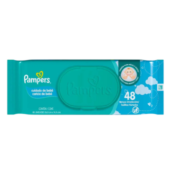 LENCO UMED PAMPERS 48UN CUIDADO DE BEBE