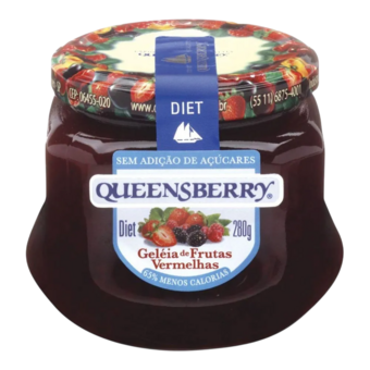 GELEIA QUEENSBERRY DIET 280G FRUTAS VERM