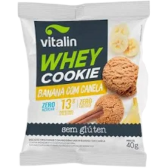 BISC COOKIE VITALIN WHEY ZERO 40G BANANA/CANELA