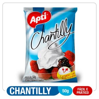 Pó Para Chantilly Apti Embalagem 50G