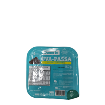 UVA PASSA PRETA DUNORTE PT 150G