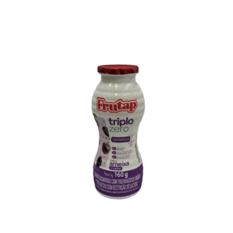 IOG FRUTAP ZERO LACTOSE GRF 160ML AMEIXA 5 GRAOS